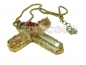 Preview: vintage Chanel gripoix necklace quartz maltese cross