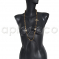 Preview: CHANEL 2012 Kette mit dicken Glieder * Kristalle * Steine * Quarz * Kreuze A12A