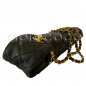 Preview: CHANEL 1995 Regenschirm-Tasche Lederetui mit Kette & CC-Verschluss