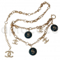 Preview: CHANEL 2013  2-strand Belt Necklace with enameled Number 5 coin-charms