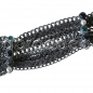 Preview: CHANEL 2011 Braided Chain Choker Necklace w. Aqua & Black Stones rt.$4550