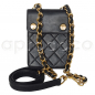 Preview: vintage CHANEL Cross-Body Klappen-Tasche * Gürtel-Tasche * Kette * SCHWARZ gold