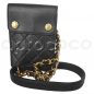 Preview: vintage CHANEL Cross-Body Klappen-Tasche * Gürtel-Tasche * Kette * SCHWARZ gold