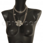 Preview: EXQUISITE Fabulous CHANEL chain belt necklace with the prettiest bling Camellia