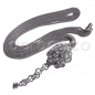 Preview: EXQUISITE Fabulous CHANEL chain belt necklace with the prettiest bling Camellia