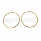 Preview: Impressive large CHANEL HOOPS - hoop Earrings with CC engravings