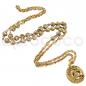 Preview: ♥ Parisian Glam ♥ CHANEL crystals Sautoir Necklace w/ CC Logo 3D Pendant