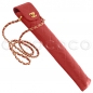 Preview: CHANEL vintage Regenschirm-Tasche Etui mit Kette & CC-Verschluss ROT