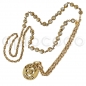 Preview: ♥ Parisian Glam ♥ CHANEL crystals Sautoir Necklace w/ CC Logo 3D Pendant