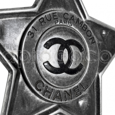 2x CHANEL 2014 Dallas SHERIFF Stern Broschen für Taschen & mehr