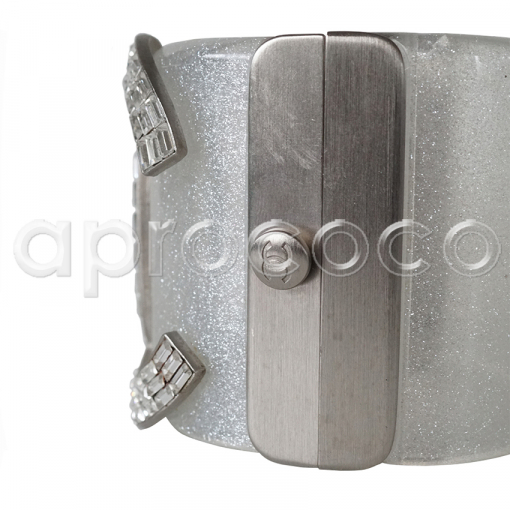 CHANEL 2009 Sternenstaub-Armband mit Kristall CC Logo