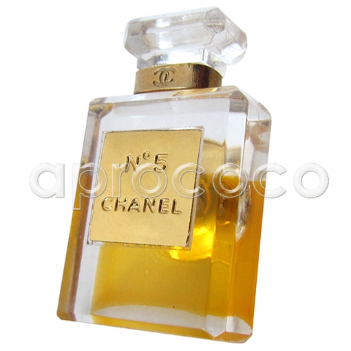 CHANEL kultige No. 5 Parfümflasche Flasche Pin Brosche